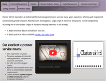Tablet Screenshot of clarian.co.uk