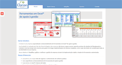 Desktop Screenshot of clarian.com.br