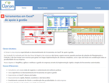 Tablet Screenshot of clarian.com.br